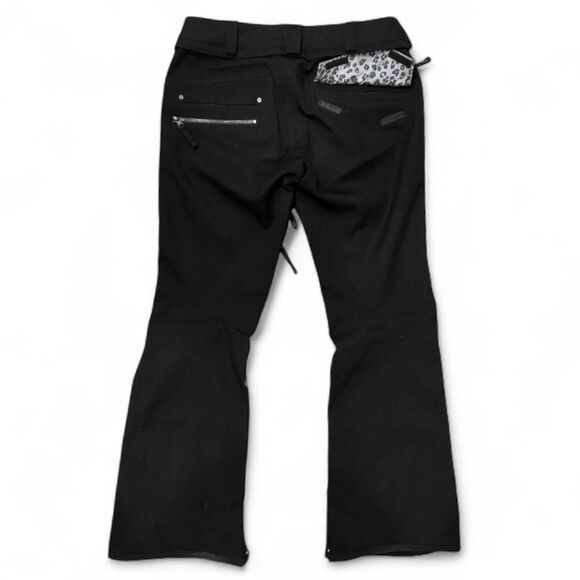 Volcom Snowboard Ski Pants Womens Large Black Species Stretch 15K Waterproof - Picture 2 of 13
